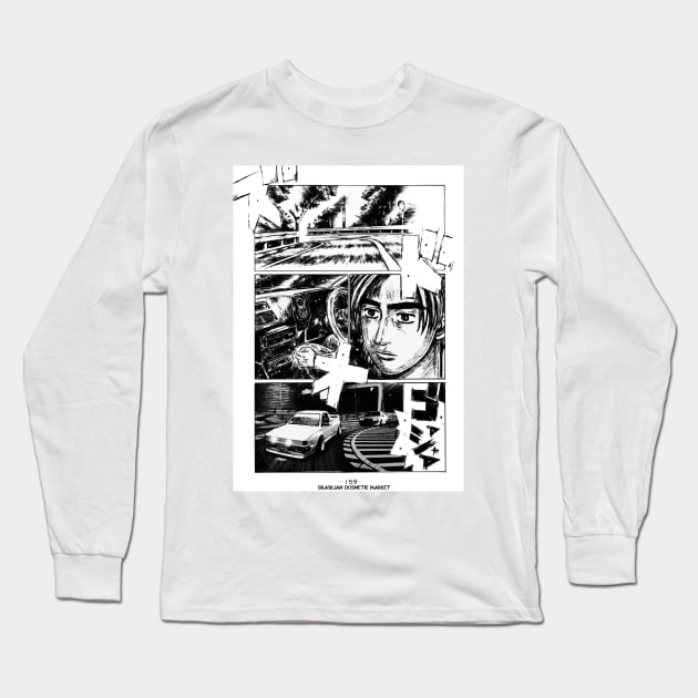 JDM Kanjo Street Race Manga Edition Long Sleeve T-Shirt by Outlaw Suit